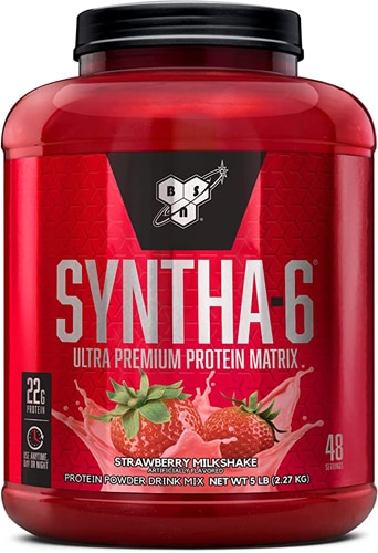 BSN Syntha-6 Lean Muscle Protein Powder Strawberry Milkshake