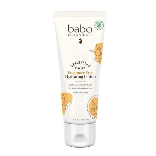 Babo Botanicals Body Lotion Sensitive Baby Fragrance Free