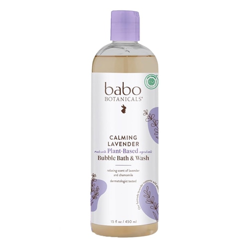 Babo Botanicals Bubble Bath & Wash Calming Lavender