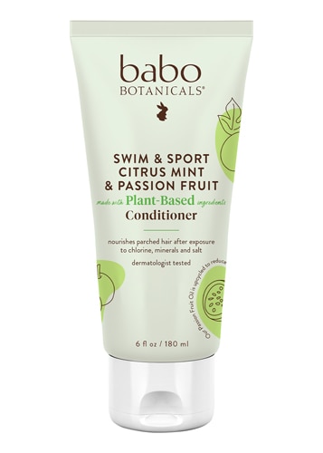 Babo Botanicals Hair Conditioner Swim & Sport Citrus Mint & Passion Fruit