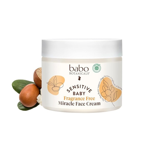 Babo Botanicals Miracle Face Cream Sensitive Baby Fragrance Free