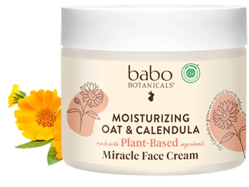 Babo Botanicals Moisturizing Miracle Face Cream Oat & Calendula