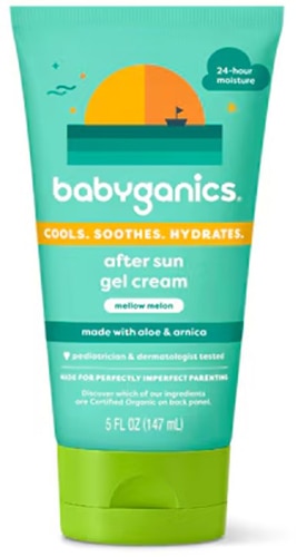 Babyganics After Sun Gel Cream Mellow Melon