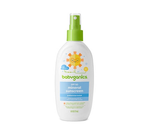 Babyganics Baby Sunscreen Mineral SPF 50 Spray