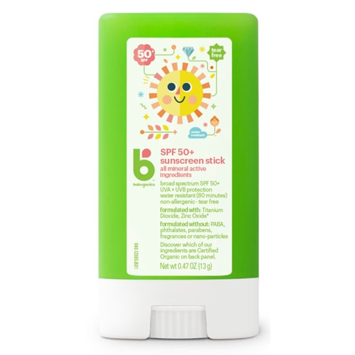 Babyganics Baby Sunscreen Zinc Oxide Stick SPF 50