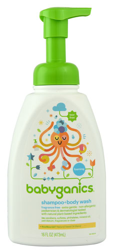 Babyganics Foaming Shampoo and Bodywash Fragrance Free