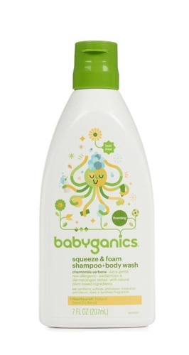 Babyganics Squeeze & Foam Shampoo and Body Wash Chamomile Verbena