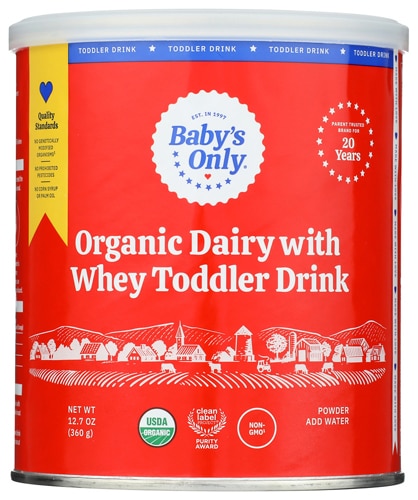 Baby's Only Toddler Organic Drink Powder Whey Protein Dairy