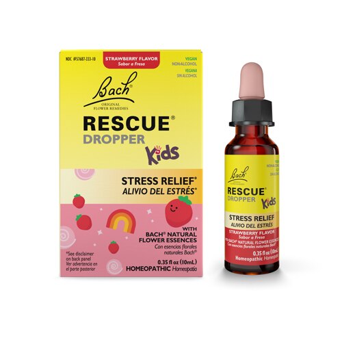 Bach Kids Rescue Stess Relief Homeopathic Dropper Strawberry