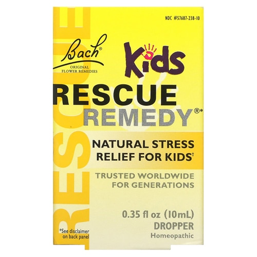 Bach Kids Rescue Stress Relief Homeopathic Dropper Unflavored