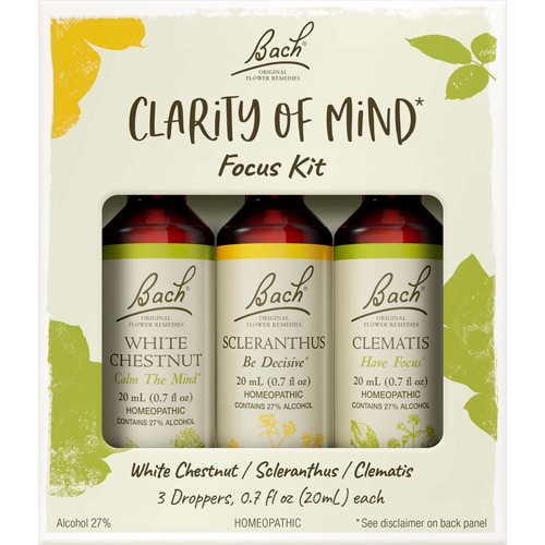 Bach Original Flower Remedies Clarity Of Mind - Focus Kit