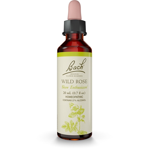 Bach Original Flower Remedy Dropper Wild Rose Flower Essence