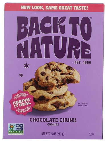 Back To Nature Cookies Chocolate Chunk