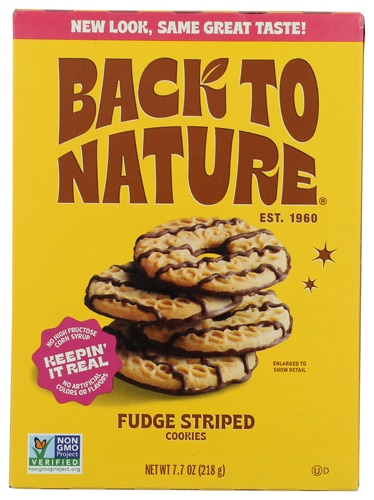 Back To Nature Cookies Fudge Striped