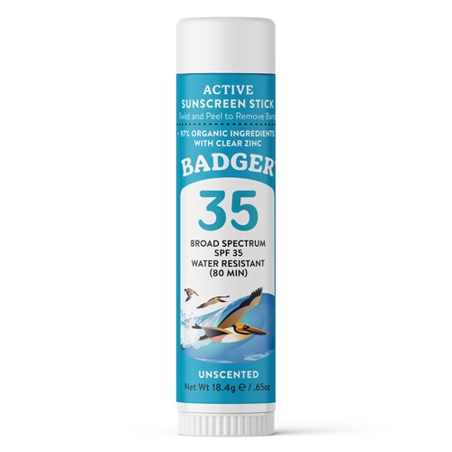 Badger Active Mineral Sunscreen Face Stick SPF 35