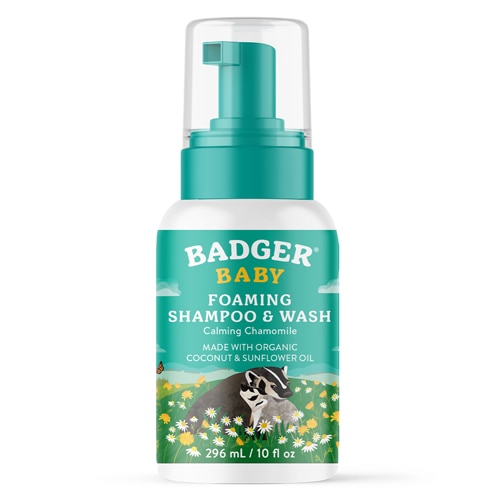 Badger Baby Foaming Shampoo & Wash Calming Chamomile