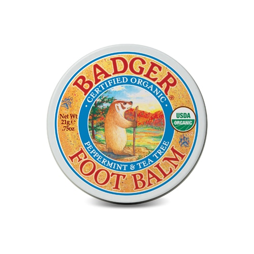 Badger Organic Foot Balm Peppermint & Tea Tree