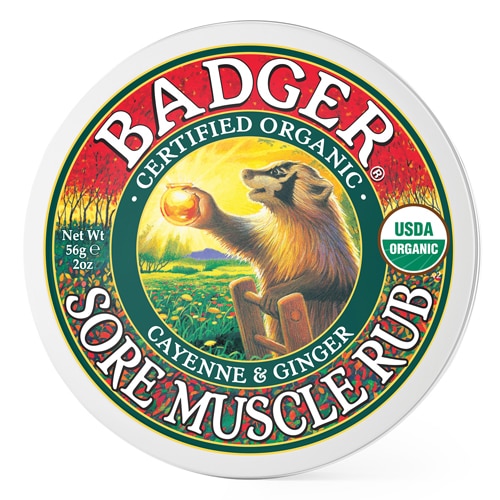 Badger Organic Sore Muscle Rub Cayenne & Ginger