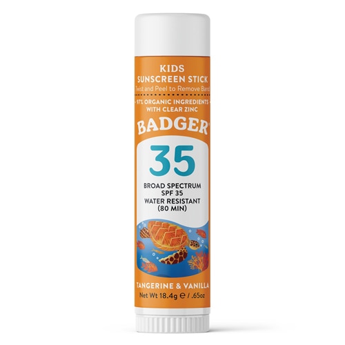 Badger SPF 35 Kids Mineral Sunscreen Face Stick