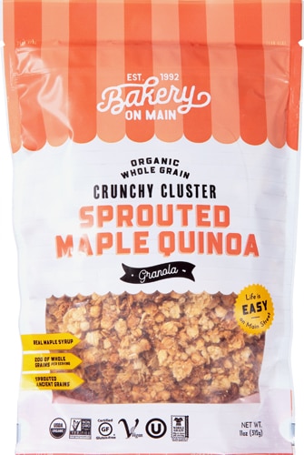 Bakery On Main Gluten Free Organic Granola Sprouted Maple Quinoa