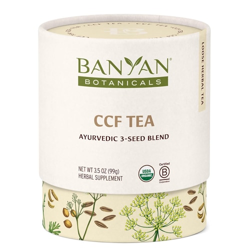 Banyan Botanicals Organic CCF Tea Ayurvedic 3 Seed Blend