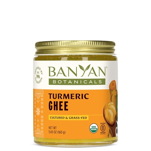 Banyan Botanicals Organic Cultured & Grass Fed Turmeric Ghee