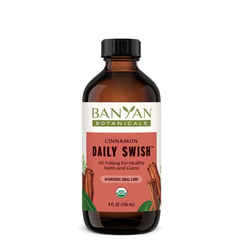 Banyan Botanicals Organic Daily Swish Oil Pulling Cinnamon