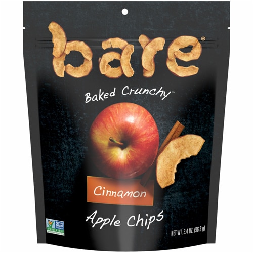 Bare Non-GMO Baked Crunchy Apple Chips Cinnamon