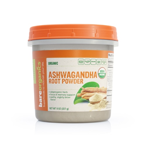 BareOrganics Ashwagandha Root Powder