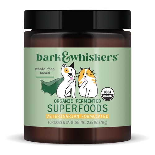 Bark & Whiskers Dog & Cat SuperFoods Organic Vet Formulated Food Topper White Cheddar