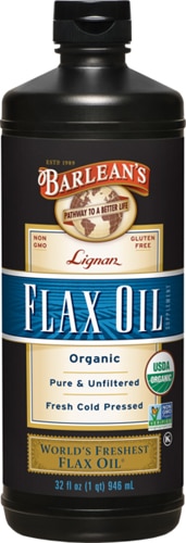 Barlean's Organic Lignan Flax Oil