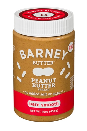 Barney Butter Non-GMO Natural Peanut Butter Bare Smooth