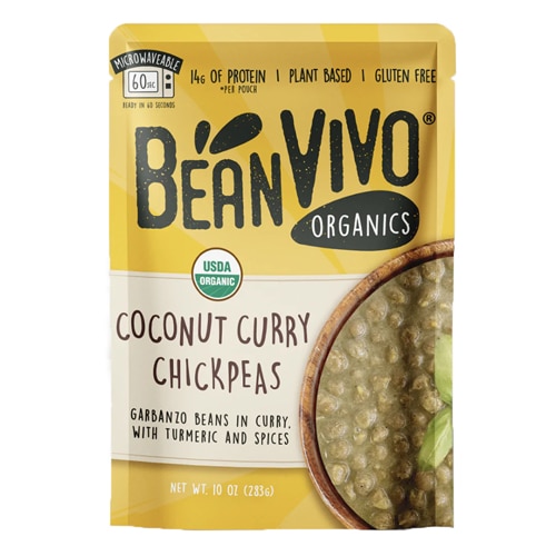 BeanVIVO Organic Coconut Curry Chickpeas