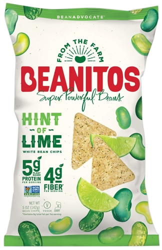 Beanitos White Bean Chips Gluten Free Hint of Lime