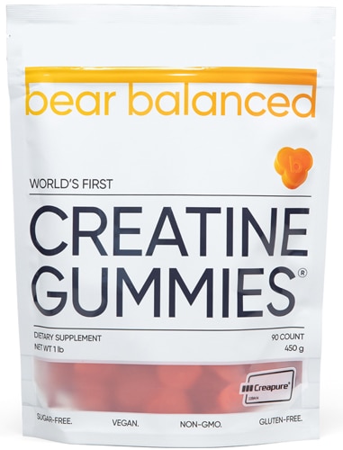 Bear Balanced Creatine Gummies Peach Mango