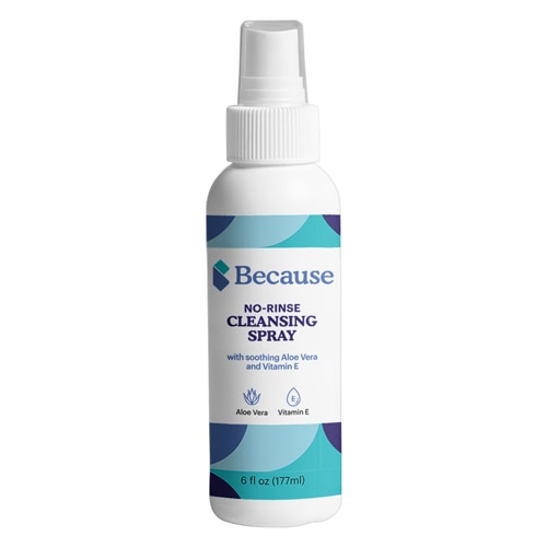 Because No-Rinse Cleansing Spray