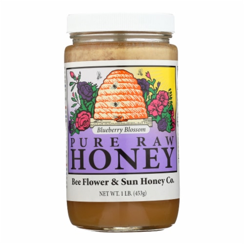 Bee Flower & Sun Honey Co Honey Pure Raw Blueberry Blossom