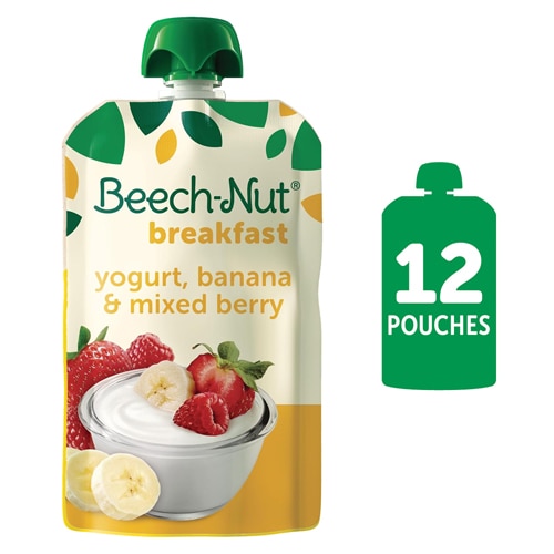 Beech-Nut Breakfast Yogurt 12+ Months Banana & Mixed Berry