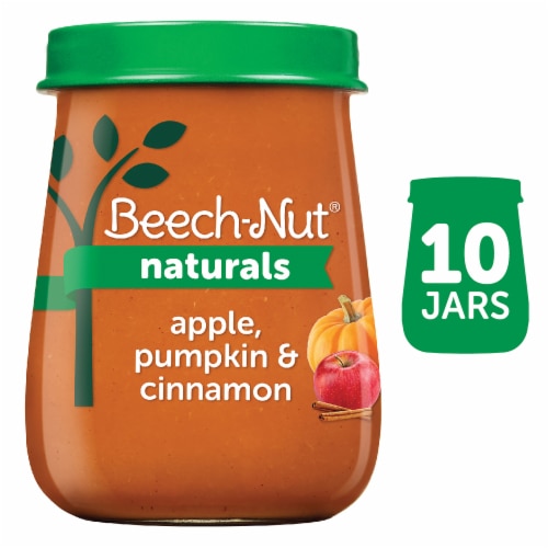 Beech-Nut Naturals Baby Food Puree 6+ Months Apple Pumpkin & Cinnamon