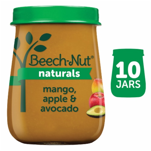 Beech-Nut Naturals Baby Food Puree 6+ Months Mango Apple & Avocado