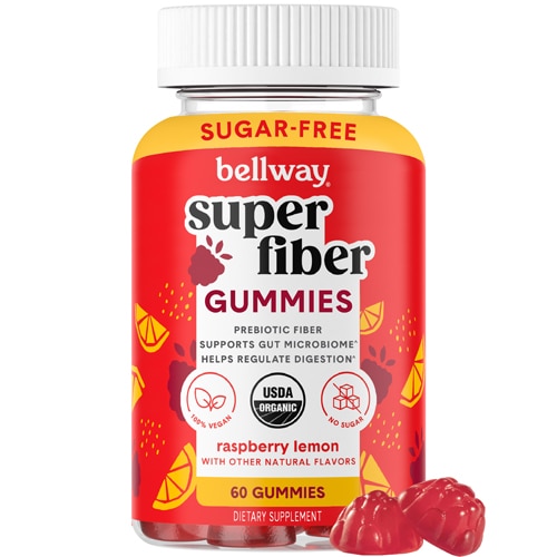 Bellway Super Fiber - Organic Gummies Raspebrry Lemon
