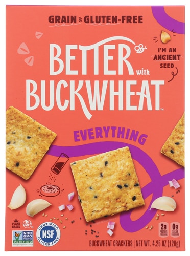 Better with Buckwheat Crackers Gluten Free Grain Free Everything