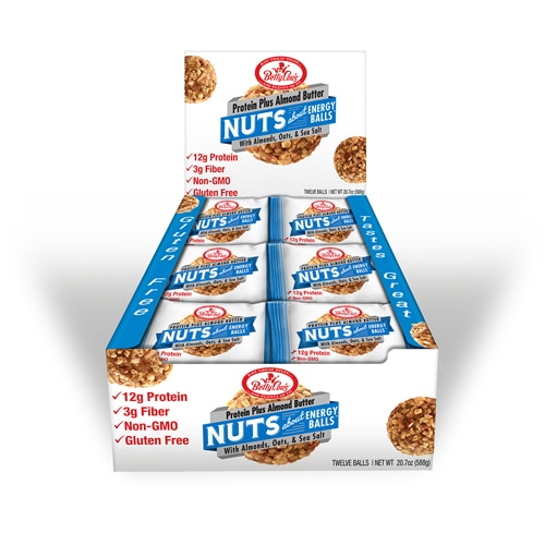 Betty Lou's Gluten Free Nuts About Energy Balls Protein Plus Almond Oats & Sea Salt