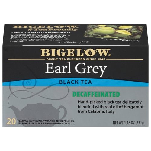 Bigelow Tea Black Tea Decaffeinated Earl Grey