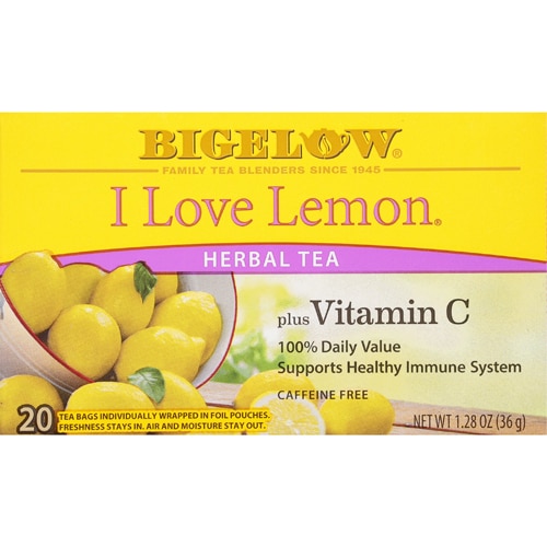 Bigelow Tea Herbal Tea Plus Vitamin C I Love Lemon