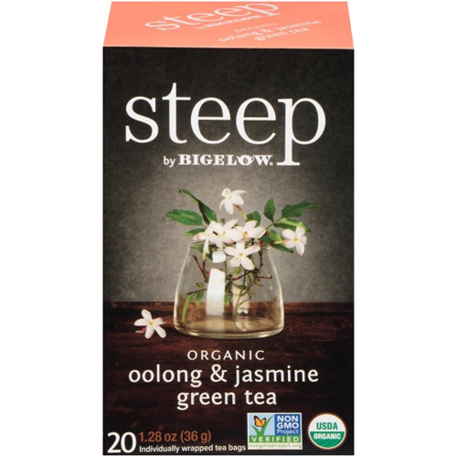 Bigelow Tea Steep Organic Green Tea Oolong & Jasmine