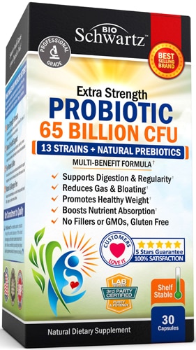 BioSchwartz Probiotics 65 Billion CFU