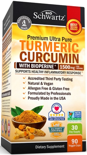 BioSchwartz Turmeric Curcumin with BioPerine