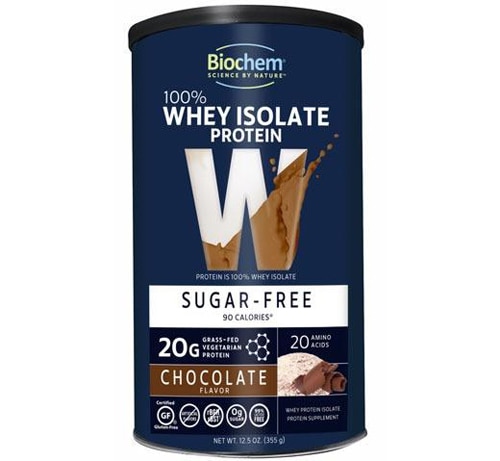 Biochem Sports 100% Whey Isolate Protein Sugar-Free Chocolate