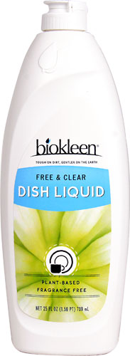 Biokleen Dish Liquid Free & Clear